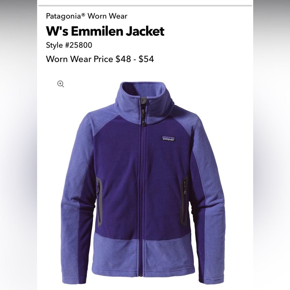 Patagonia fleece zip up, women’s medium